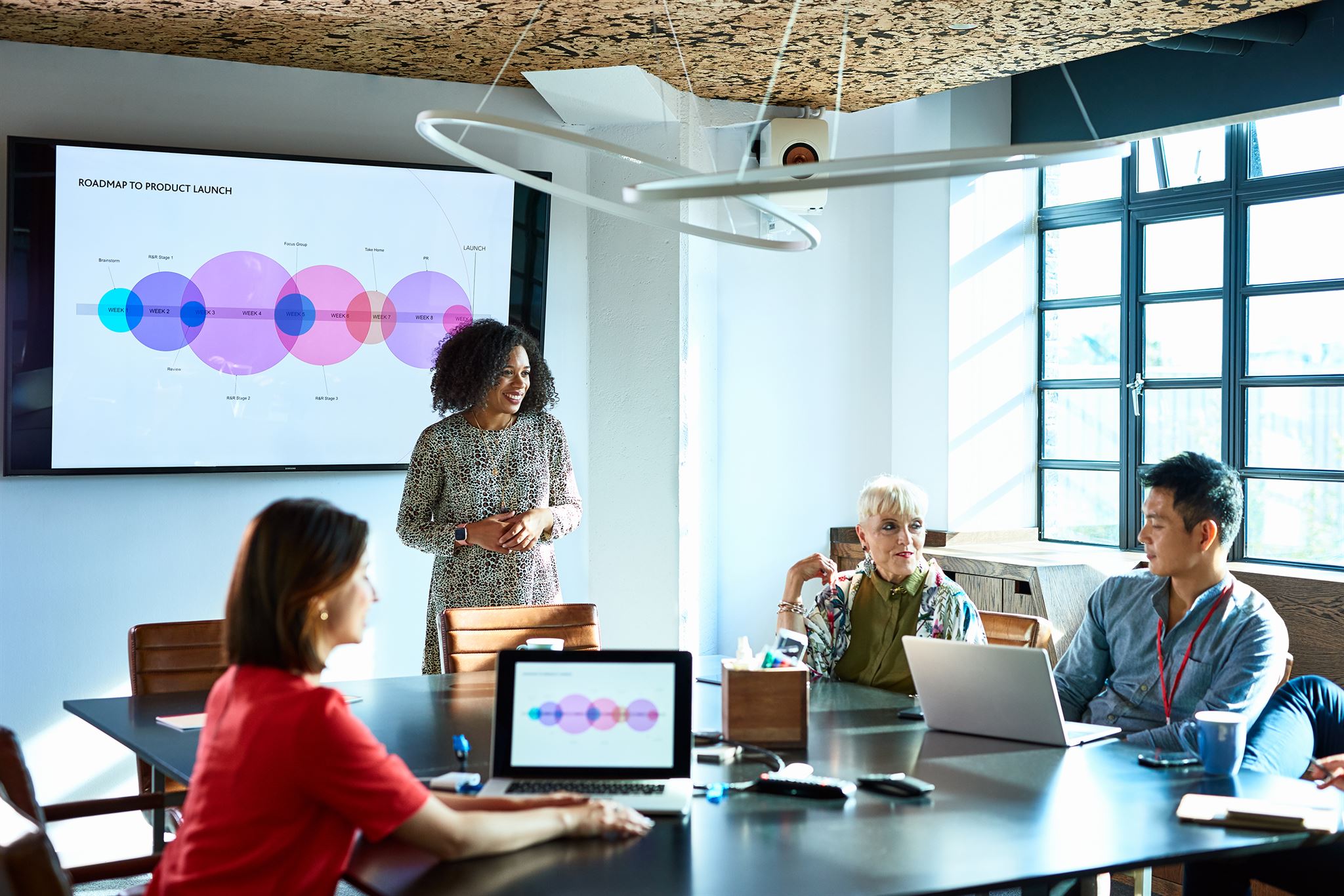 Image showing a product development meeting